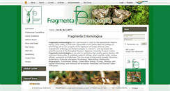 Desktop Screenshot of fragmentaentomol.org